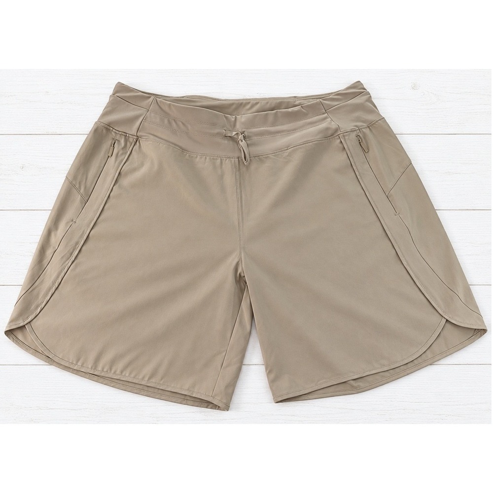 Willit Hiking Shorts Zipper Pockets Tan Athletic Outdoor Gorpcore XXL 4262